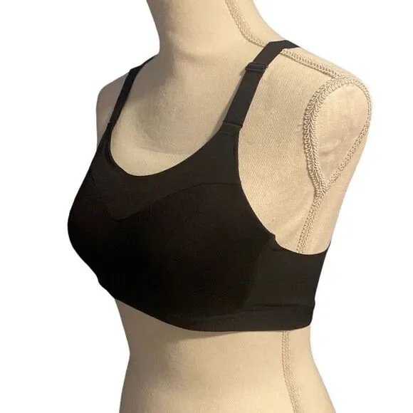 Victoria's Secret On Point Racerback Cutout Wireless Sports Bra Black Size 34B - Picture 3 of 5